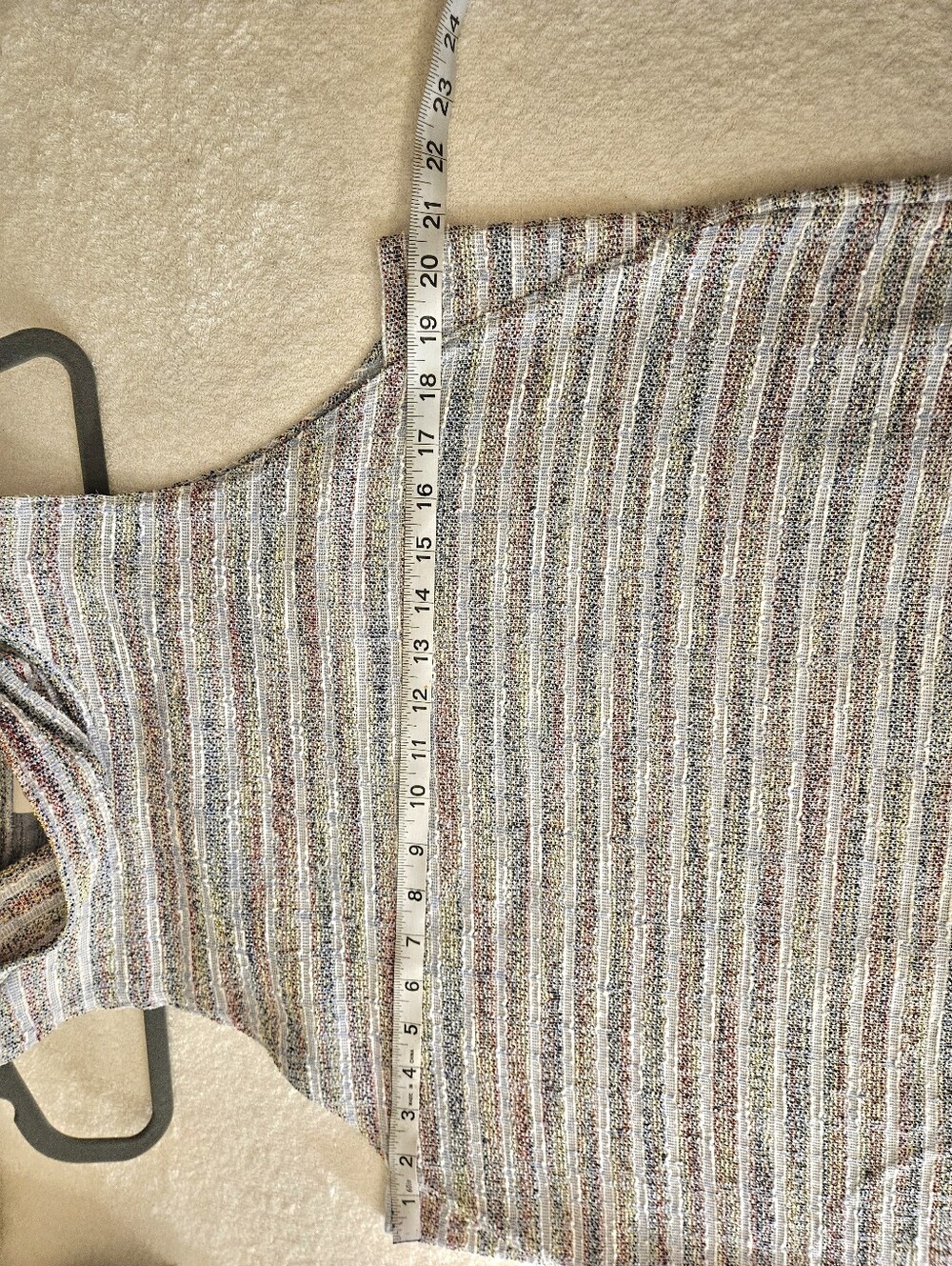 Anthropologie Akemi + Kin Striped Sleeveless Turtleneck Tunic Dress Size Large - Picture 6 of 6